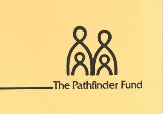 Pathfinder logo abstract family of four