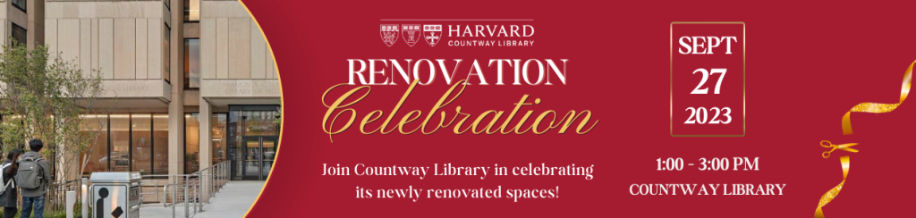 flier for the renovation celebration